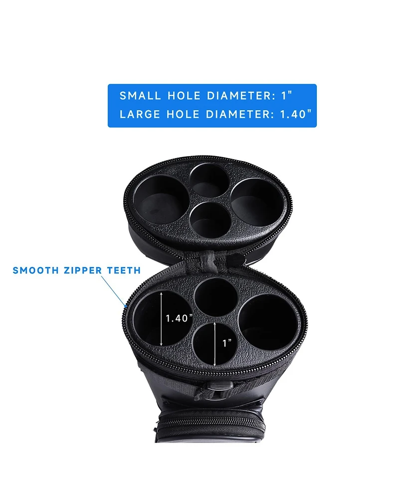 Gse Games & Sports Expert 2x2 Oval Hard Billiard Pool Cue Stick Carrying Case, Accessories