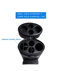 Gse Games & Sports Expert 2x2 Oval Hard Billiard Pool Cue Stick Carrying Case, Accessories