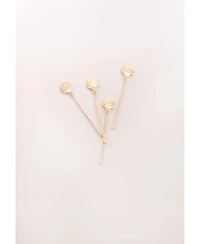 Fleck Fleck, S/4 Seashell Stirrers - Small
