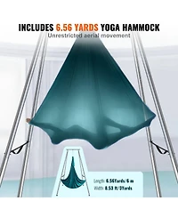 Mecale Aerial Yoga Frame with Yard Hammock 551 lbs Steel Stand