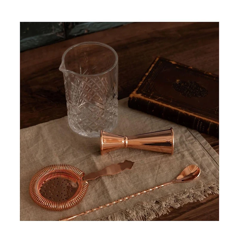 Coppermill Kitchen, Cmk Vintage Inspired Glass Barware Set