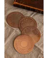 Coppermill Kitchen, Cmk Vintage Inspired Coasters Set - Set of 4