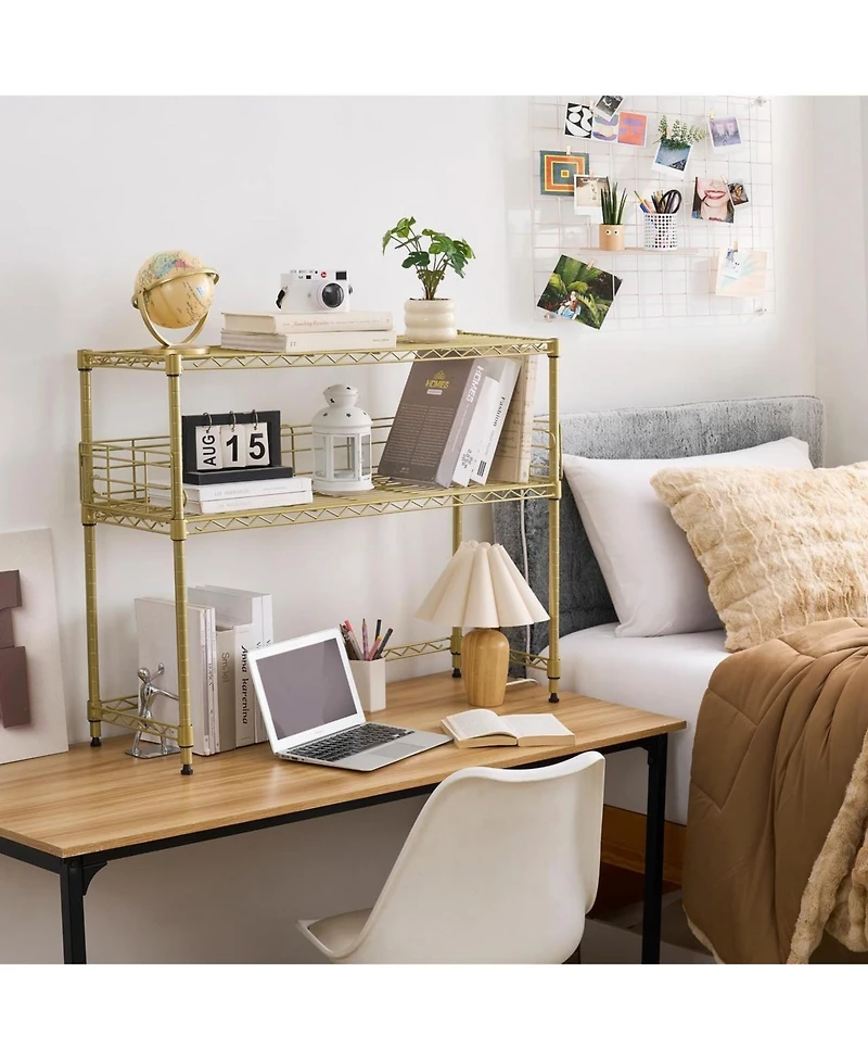 DormCo Suprima Desktop Carbon Steel Bookshelf