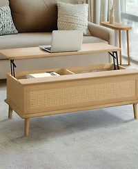 510 Design Teagan 42" Wood Lift-Top Coffee Table