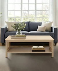 510 Design Ashlyn 41.5" Wood 2-Tier Coffee Table