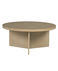 Martha Stewart Collection Sadie 36" Wood Round Coffee Table