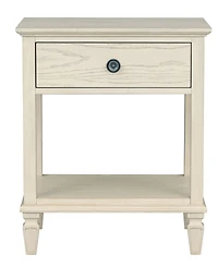 Madison Park Signature Victoria 24" One-Drawer Wood Bedside Table