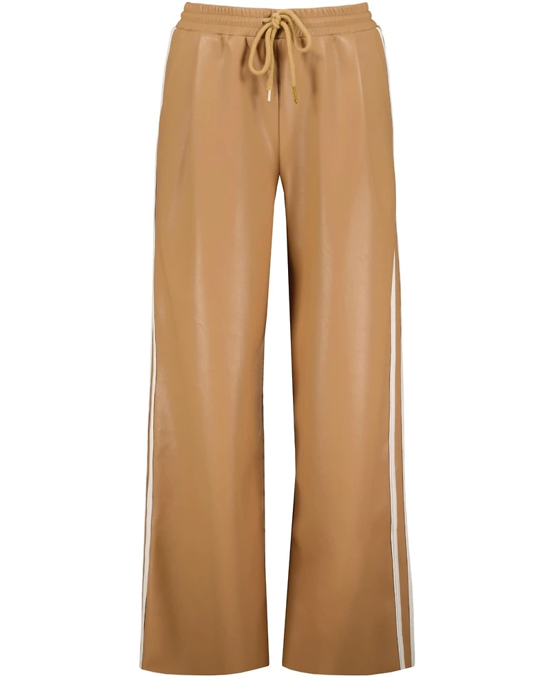 Bishop + Young Women's Faux Leather Track Pant