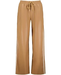Bishop + Young Women's Faux Leather Track Pant