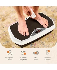 Lifepro Vibration Plate Exercise Machine with Magnetic Acupoints - Full Body Vibration Platform Lymphatic Drainage Massager