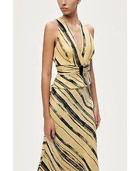 Nocturne Women's Printed Sleeveless Blouse
