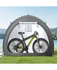 Gouun Outdoor Bike Storage Tent for 4 to 5 Bicycles with Dual Doors