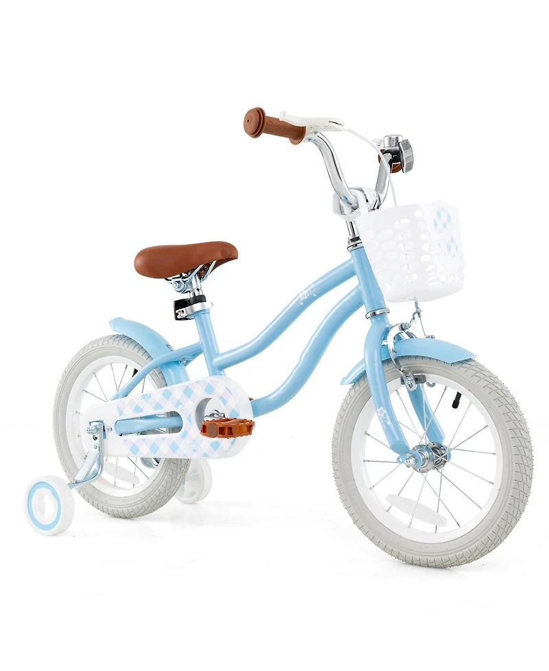 Slickblue Kids Bicycle with Adjustable Seat and Handlebar