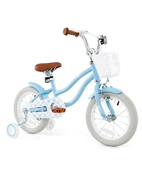 Slickblue Kids Bicycle with Adjustable Seat and Handlebar