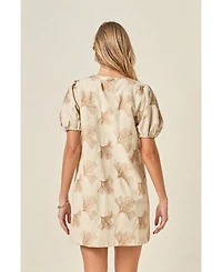 English Factory Women's Embroidery detail mini dress