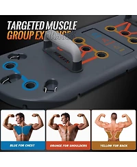 Hikeen Push Up Board - Portable Push Up Bar for Home and Travel, Multi-Functional Fitness Workout Equipment | Ideal Home Gym Equipment