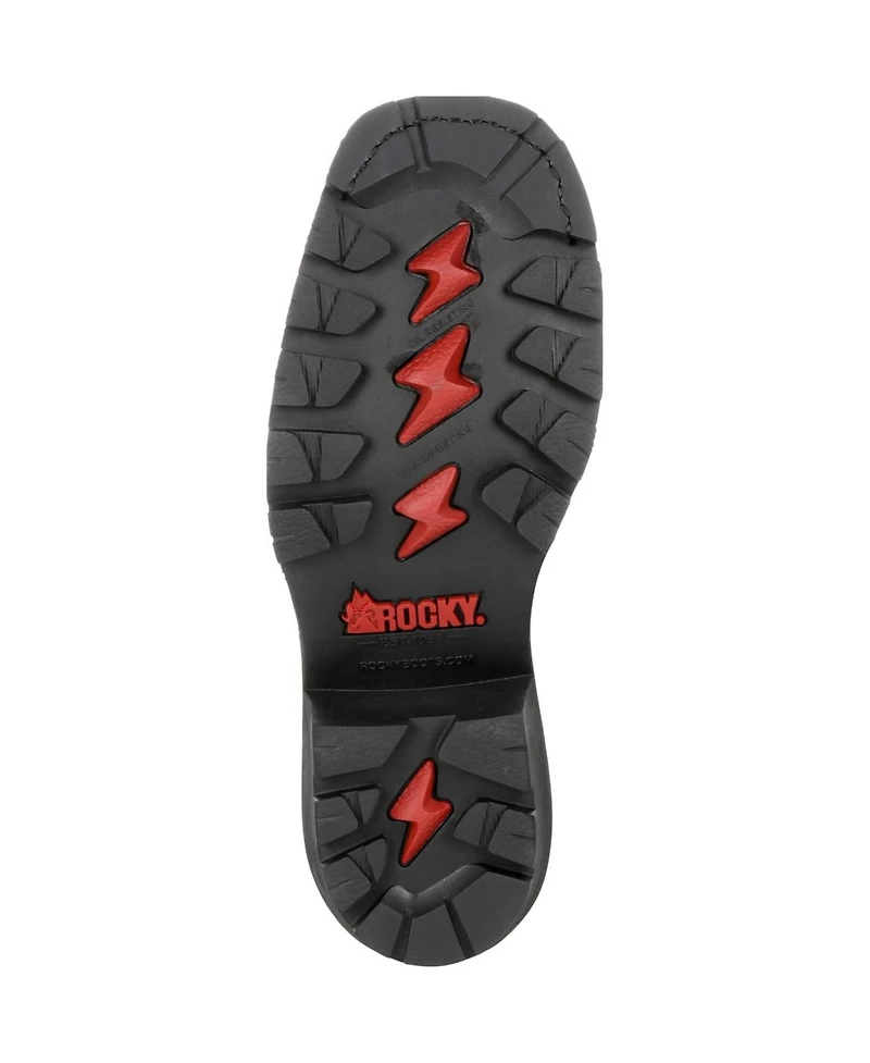 Rocky Men's Square Toe Logger Waterproof Work Boot