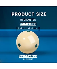 Gse Games & Sports Expert 2 1/4-Inch 6 Dot & 6 Dot Training Cue Ball