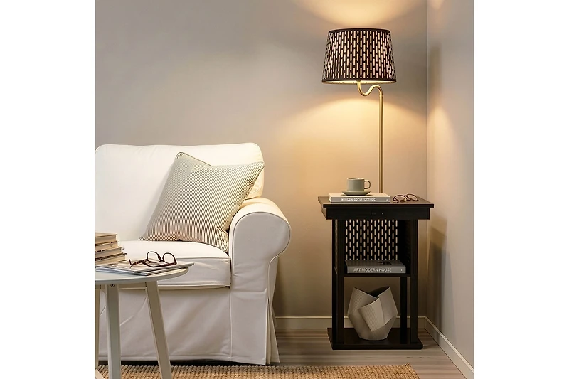 Madison Led Table & Lamp Combo with Charging Usb Ports, Set of 2