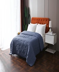St. James Home Crinkled Down Alternative Blanket