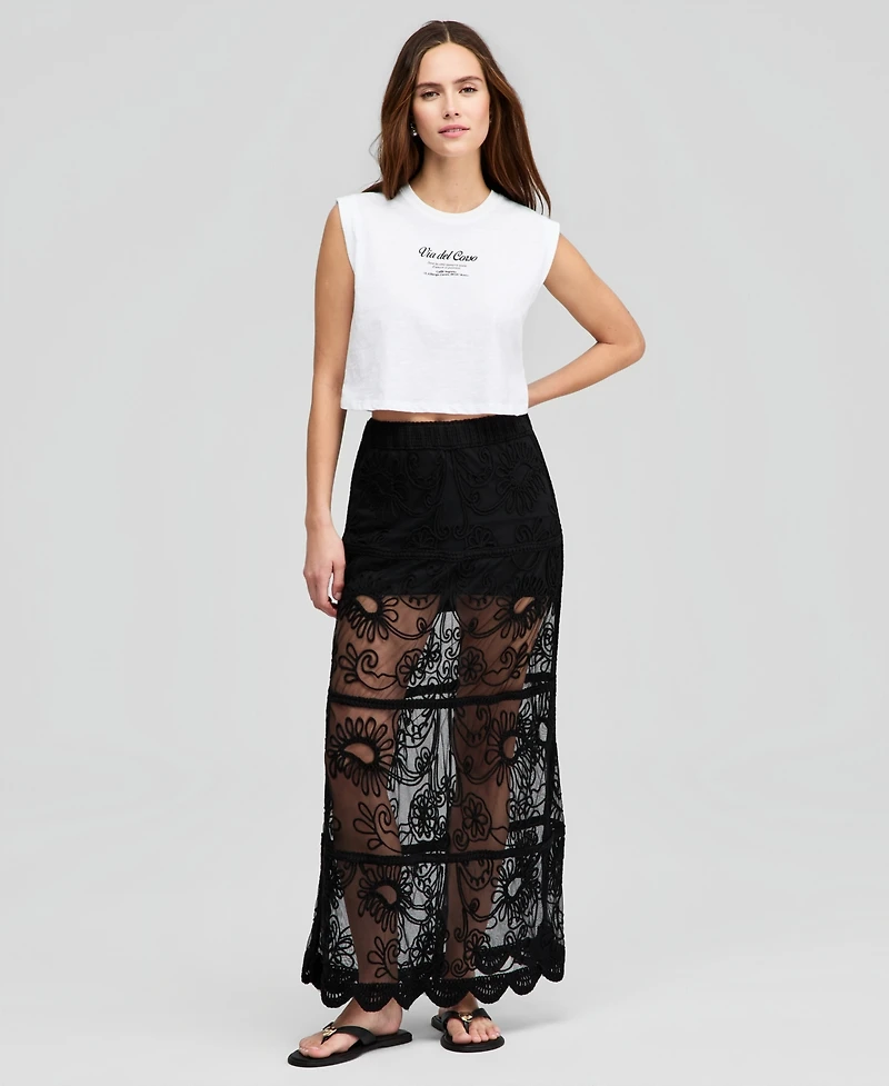 And Now This Women's Graphic-Print Muscle Tank Top, Macy's Exclusive
