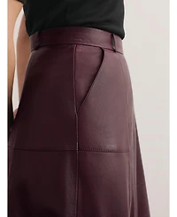 The Fold Women's Andalo Leather Skirt