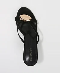 Berness Women's Royalty Kitten Heel Thong Sandal