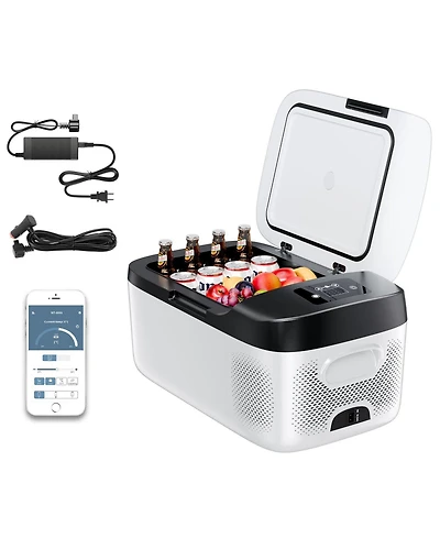 Mecale 16 Quart Portable Car Freezer with App Control 60W for Camping