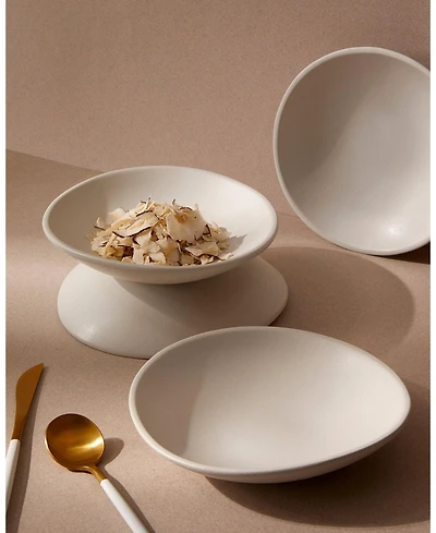 Gharyan Stoneware, Stoneware Dessert Plate | Dadasi 7.9" - Set of 4
