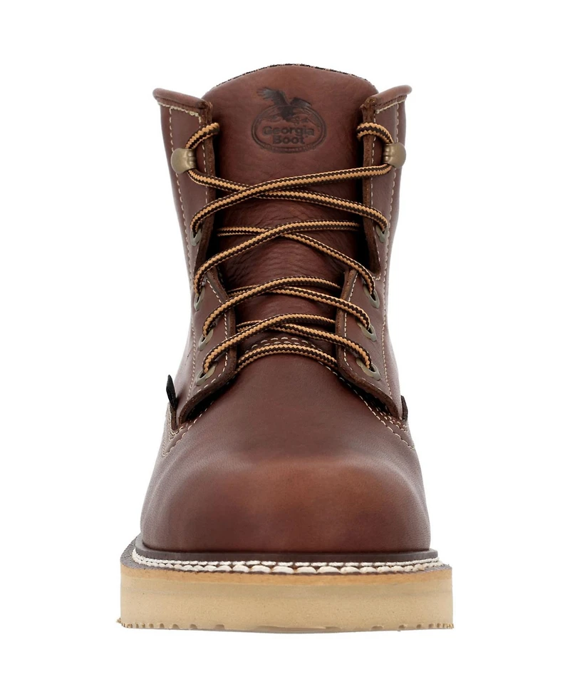 Georgia Boot Men's Usa-Made Wedge Spr Leather Work