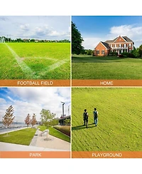 Sugift 13 Inch Electric Push Lawn Corded Mower with Grass Bag