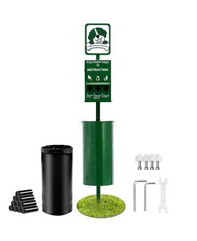 Cozito Dog Waste Station 11.5 Gallon 600 Bags Commercial Outdoor