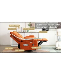 Dyhome Faux Leather Upholstered Dining Chairs Set of 2, Modern Design Side With Metal Leg and Back