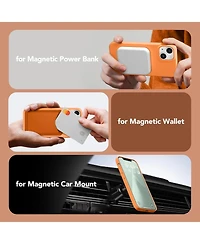 Gonez Magnetic for iPhone 15 Case Anti-Scratch Microfiber Lining Shockproof Protective Silicone Phone Cover