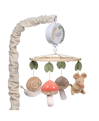 Lambs & Ivy Mushroom Meadow Musical Baby Crib Mobile Soother Toy