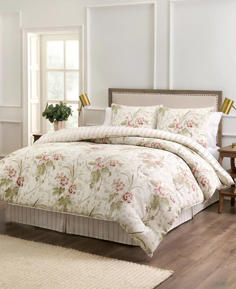 Waverly Stonington Cotton 4-Pc. Comforter Set
