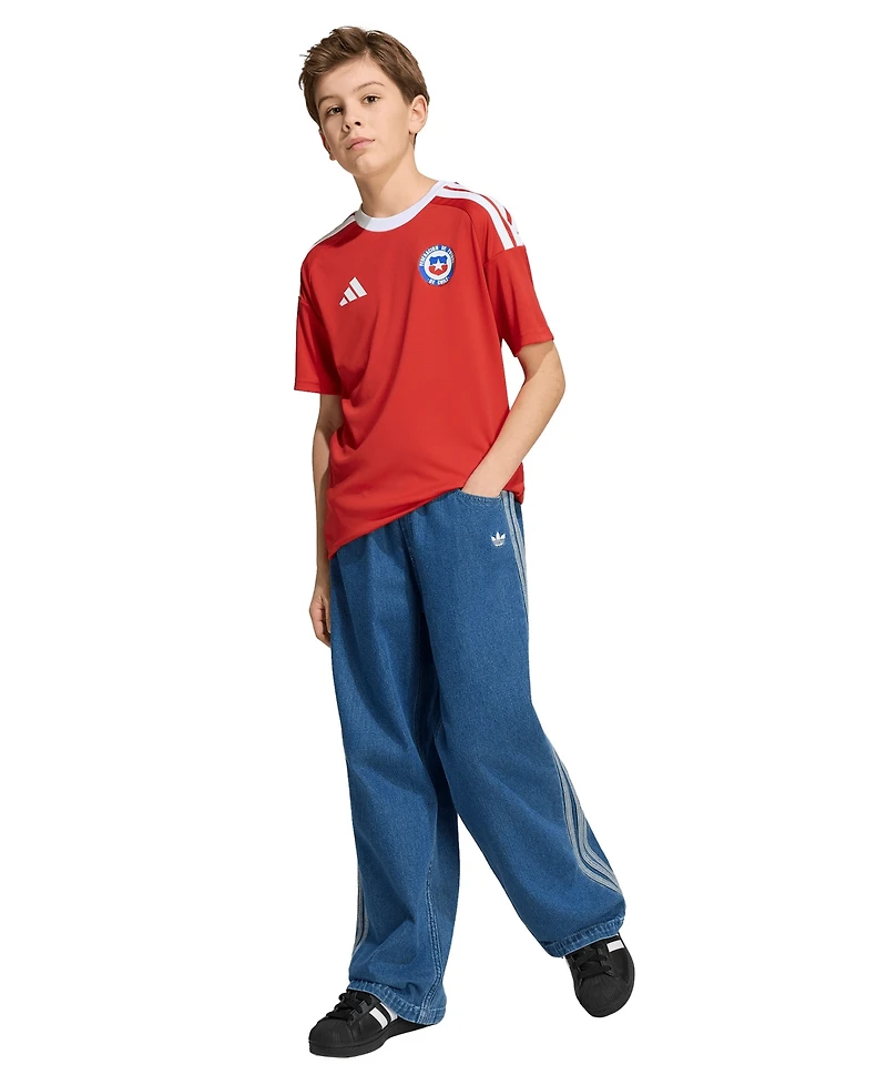 adidas Boys' 8-20 Chile Pull-On Home Fan Jersey T-Shirt
