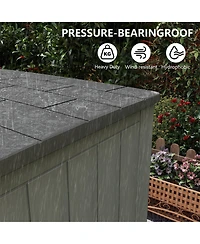 Decksplore 6 Ft. W X 3.5 Ft. D Durable Resin Outdoor Storage Shed With Floor And Double Doors