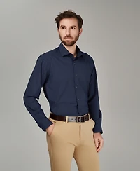 Alfani Men's Regular Fit Micro Dot Dress Shirt, Macy's Exclusive