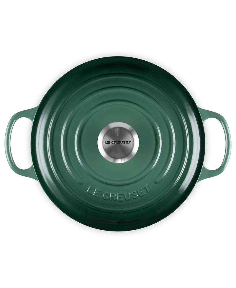 Le Creuset Enameled Cast Iron 3.5 Quart Signature Wide Round Oven