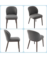 gaomon Dining Chairs Set of,Modern Upholstered Kitchen Chairs with Ergonomic Back Support,265lbs Capacity Dining Room Chairs