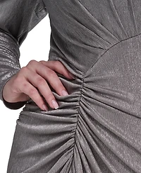 Jessica Howard Plus V-Neck Gown