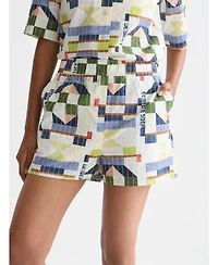 Scotch & Soda Women's and Printed Stitch-Embroidered Shorts