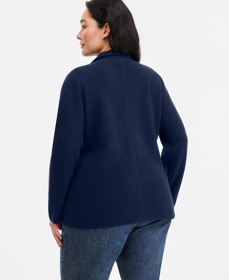 Charter Club Plus Size 100% Cashmere Blazer, Macy's Exclusive