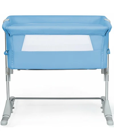 Gouun Portable Baby Bedside Bassinet Sleeper with 4 Adjustable Heights