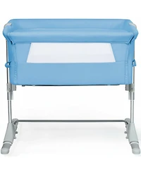 Gouun Portable Baby Bedside Bassinet Sleeper with 4 Adjustable Heights