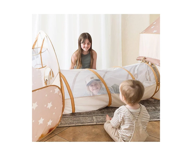 Tiny Land Compact Adventure 3-in-1 Play Tunnel With no Balls