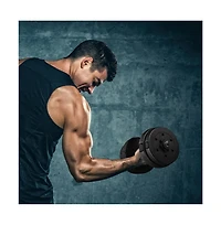 Yaheetech Adjustable Dumbbell Weight Set For Home Gym