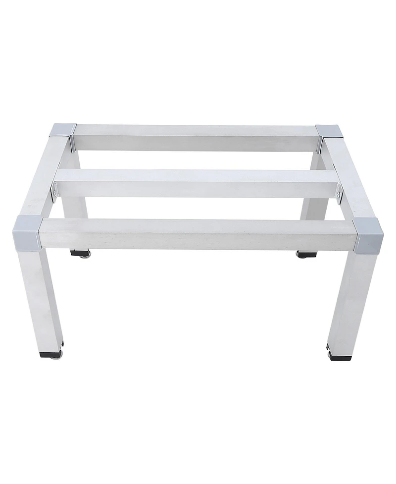 Homfan Heavy Duty Aluminum Storage Rack - Rust-Resistant Organizer with Non-Slip Feet,for Bathroom