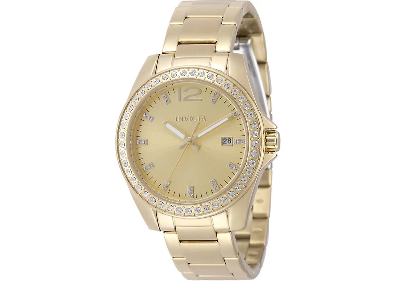 Invicta Women's 49847 Angel Quartz PC32 Gold Dial Watch